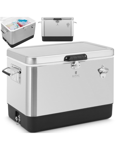 Šaldytuvo barmeno indas ledo gėrimams su atidarytuvu 51 l