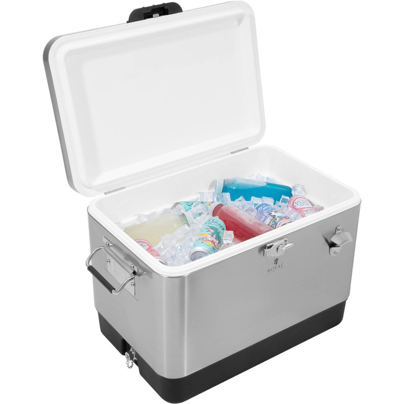 Šaldytuvo barmeno indas ledo gėrimams su atidarytuvu 51 l