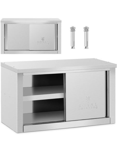 Gastronominė sieninė spinta su stumdomomis durimis PLIENAS 120 kg 90 x 40 x 50 cm Gastronominė sieninė spinta su stumdomomis durimis PLIENAS 120 kg 90 x 40 x 50 cm