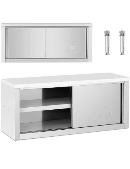 Gastronominė sieninė spinta su stumdomomis durimis PLIENAS 130 kg 120 x 40 x 50 cm Gastronominė sieninė spinta su stumdomomis durimis PLIENAS 130 kg 120 x 40 x 50 cm