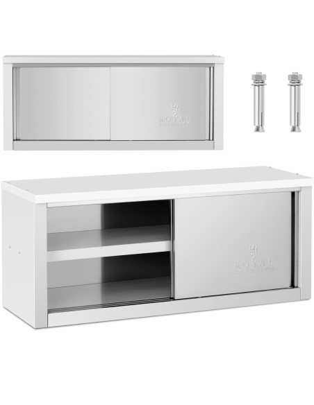 Gastronominė sieninė spinta su stumdomomis durimis PLIENAS 150 kg 120 x 40 x 50 cm Gastronominė sieninė spinta su stumdomomis durimis PLIENAS 150 kg 120 x 40 x 50 cm