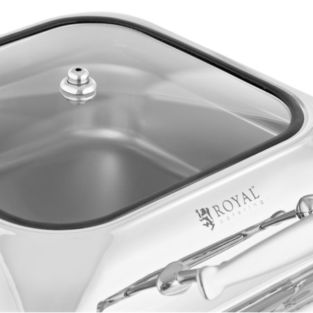 Makaronų stalo maisto šildytuvas su dangčiu ir langeliu GN 2/3 5,5 l Makaronų stalo maisto šildytuvas su dangčiu ir langeliu GN 2/3 5,5 l