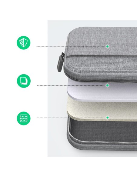 Nešiojamojo kompiuterio krepšys 13'' pilkos spalvos