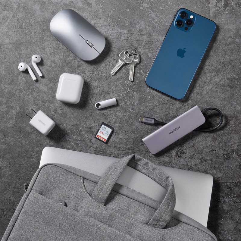 Nešiojamojo kompiuterio krepšys 13'' pilkos spalvos