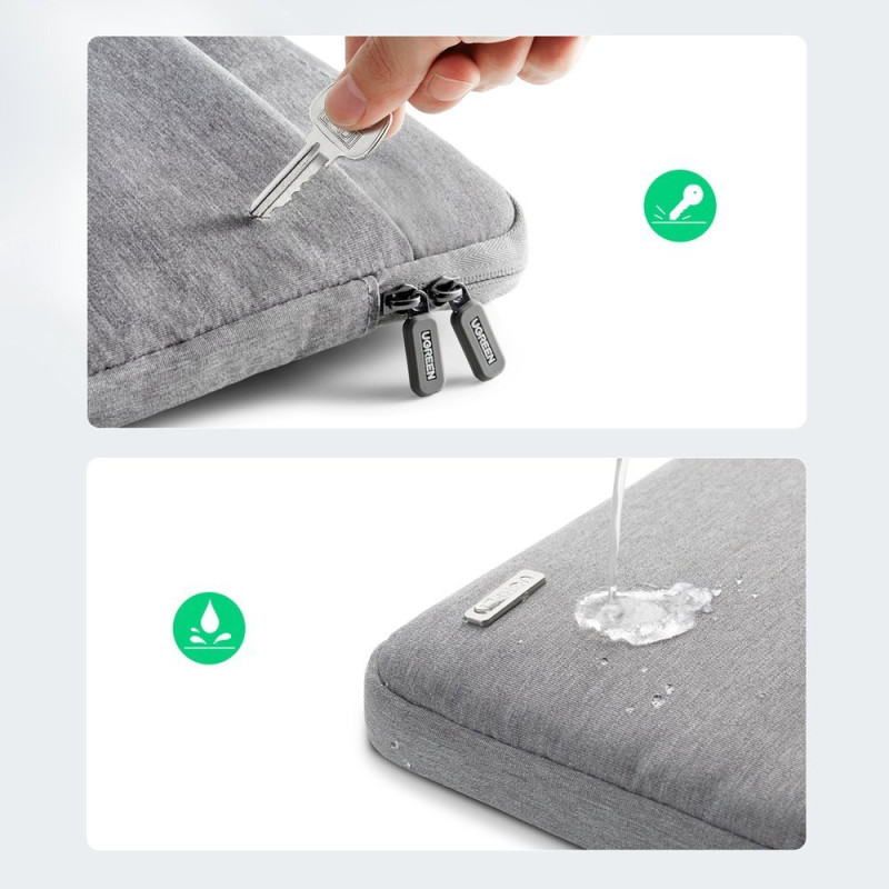 Nešiojamojo kompiuterio krepšys 13'' pilkos spalvos