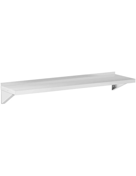 Virtuvės sieninė lentyna iš plieno iki 80 kg 150 x 40 cm Virtuvės sieninė lentyna iš plieno iki 80 kg 150 x 40 cm