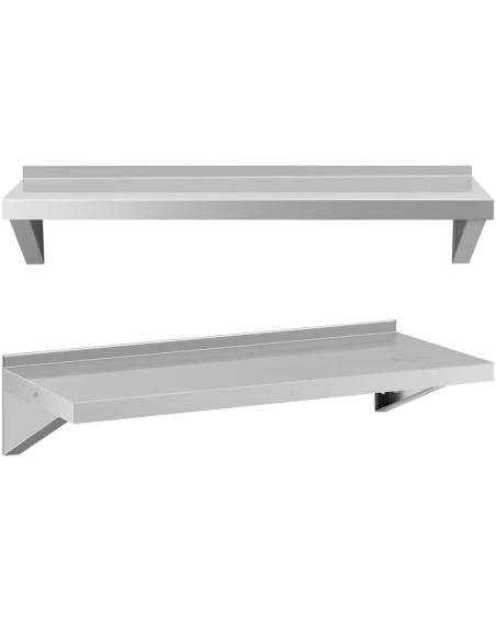 Virtuvės sieninė lentyna iš plieno iki 80 kg 100 x 40 cm Virtuvės sieninė lentyna iš plieno iki 80 kg 100 x 40 cm