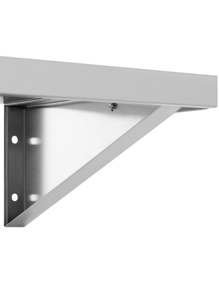 Virtuvės sieninė lentyna iš plieno iki 80 kg 100 x 40 cm Virtuvės sieninė lentyna iš plieno iki 80 kg 100 x 40 cm