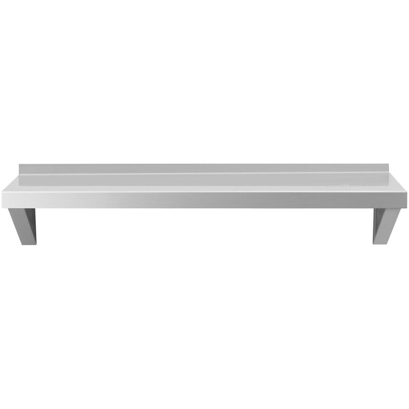 Virtuvės sieninė lentyna iš plieno iki 80 kg 100 x 40 cm
