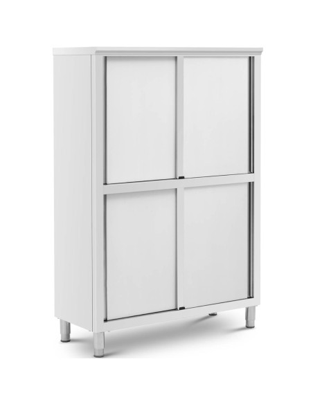 Nerūdijančio plieno virtuvės spinta su stumdomomis durimis 200 kg 120 x 50 x 180 cm Nerūdijančio plieno virtuvės spinta su stumdomomis durimis 200 kg 120 x 50 x 180 cm