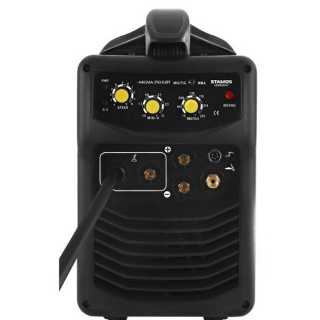 Suvirintojas pusiau automatinis migomat suvirinimo aparatas TIG MIG / MAG MMA 250A IGBT Stamos Vokietija + viela 5kg Suvirintojas pusiau automatinis migomat suvirinimo aparatas TIG MIG / MAG MMA 250A IGBT Stamos Vokietija + viela 5kg
