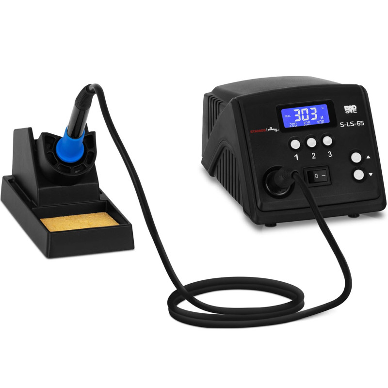 Skaitmeninė ESD LCD 150-450C 230V 60W litavimo stotelė Skaitmeninė ESD LCD 150-450C 230V 60W litavimo stotelė