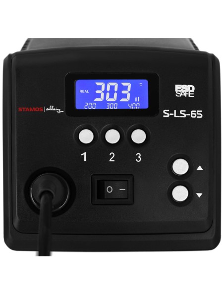 Skaitmeninė ESD LCD 150-450C 230V 60W litavimo stotelė Skaitmeninė ESD LCD 150-450C 230V 60W litavimo stotelė