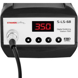 Skaitmeninė ESD LED 200-480C 230V 75W litavimo stotelė