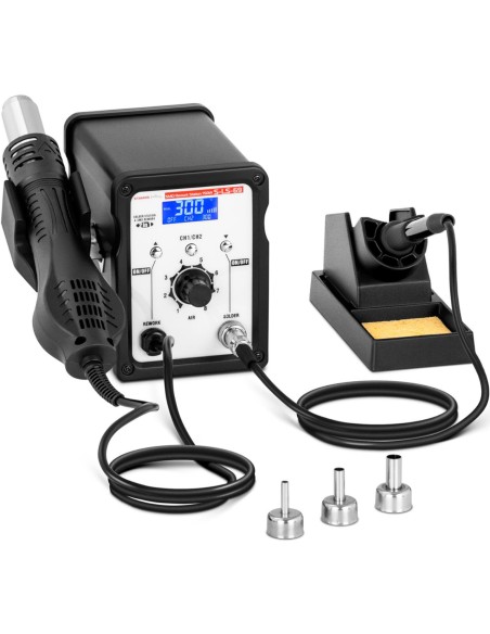 Skaitmeninė 2in1 SMD LCD 200-480C 750W litavimo stotelė Skaitmeninė 2in1 SMD LCD 200-480C 750W litavimo stotelė