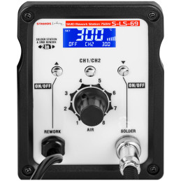 Skaitmeninė 2in1 SMD LCD 200-480C 750W litavimo stotelė