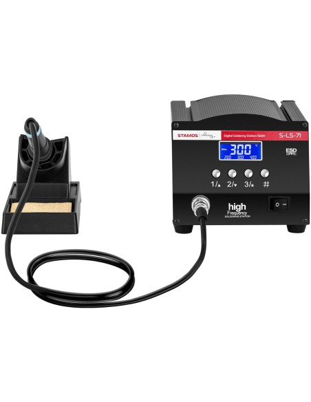 Skaitmeninė ESD LCD 150-450C 150 W litavimo stotelė Skaitmeninė ESD LCD 150-450C 150 W litavimo stotelė