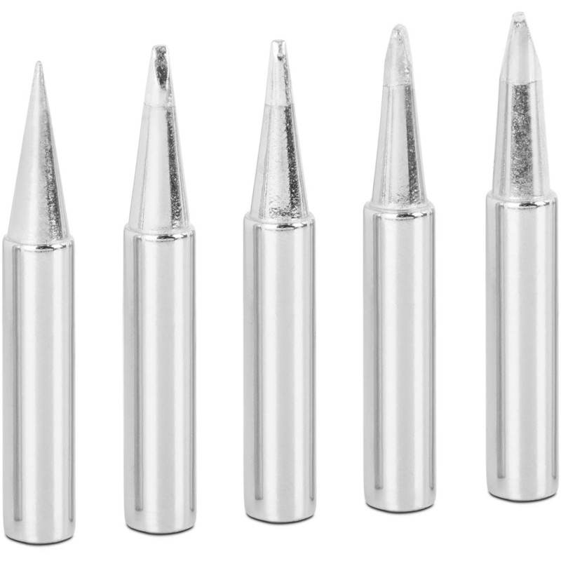 Kūginių antgalių rinkinys lituokliui 0,8-3,3 mm - 5 vnt. Kūginių antgalių rinkinys lituokliui 0,8-3,3 mm - 5 vnt.