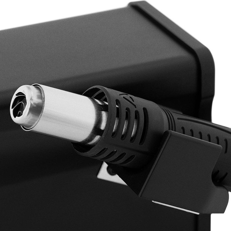 Litavimo stotelė su karšto oro lygintuvu ir LED atminties funkcija 100-500C 725 W