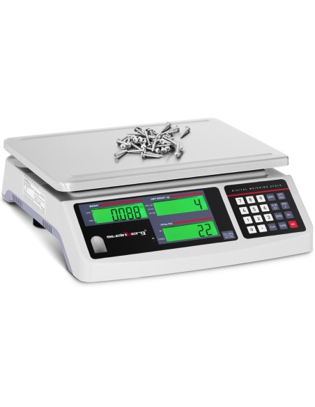 LCD komercinės svarstyklės 30,5 x 22 cm 30 kg / 1 g LCD komercinės svarstyklės 30,5 x 22 cm 30 kg / 1 g