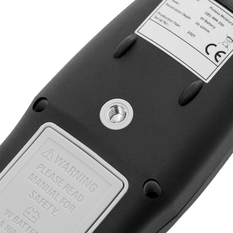 Neinvazinis drėgmės matuoklis medinėms plytoms LCD 0-100% su dėklu