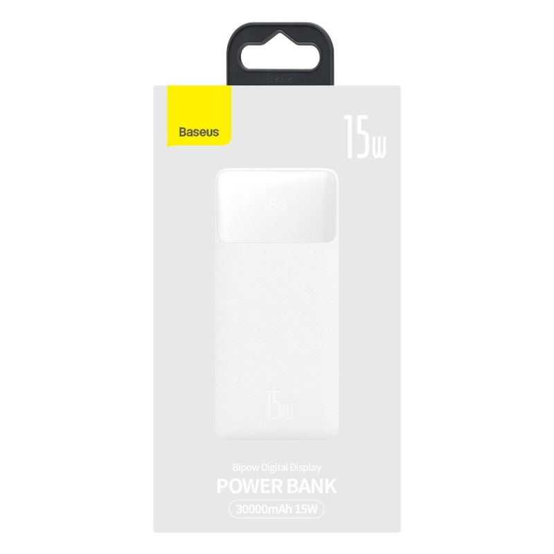 Bipow maitinimo blokas su ekranu 30000mAh USB-A...