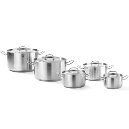 Kitchen Line vidutinis puodas su dangčiu 5,5 l sk. 240 x 135 h – Hendi 836309