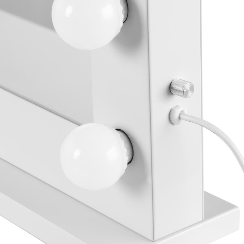 Makiažo kosmetinis veidrodis su 14 USB LED lempučių 80,5 x 68 cm