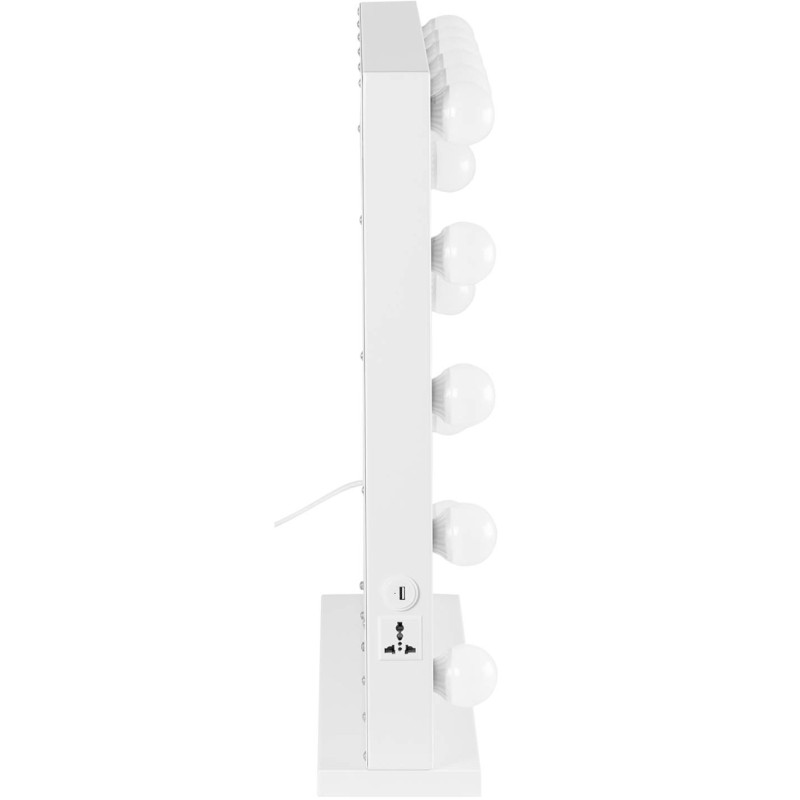 Makiažo kosmetinis veidrodis su 14 USB LED lempučių 80,5 x 68 cm