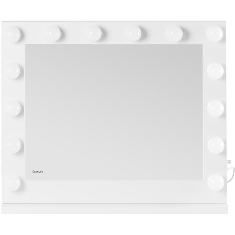 Makiažo kosmetinis veidrodis su 14 USB LED lempučių 80,5 x 68 cm