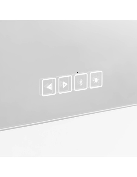 Makiažo kosmetinis veidrodis su šviesa ir garsiakalbiu 14 USB LED lempučių 80,5 x 68 cm Makiažo kosmetinis veidrodis su šviesa ir garsiakalbiu 14 USB LED lempučių 80,5 x 68 cm