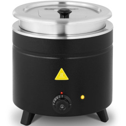 Virdulys elektrinis termosas sriubai 11 l 400 W 30-80C juodas