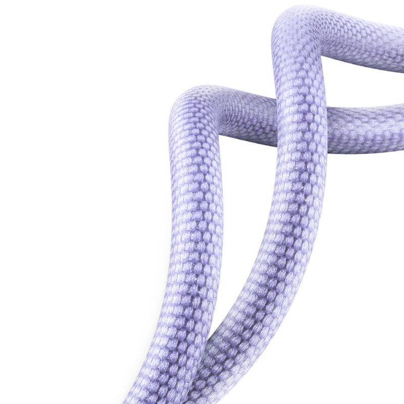 Kabelio laidas greitam įkrovimui ir duomenų perdavimui USB USB-C 100W 2m violetinė