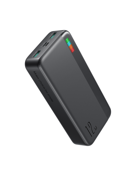 Powerbank 20000mAh Dazzling Series 12W juoda Powerbank 20000mAh Dazzling Series 12W juoda