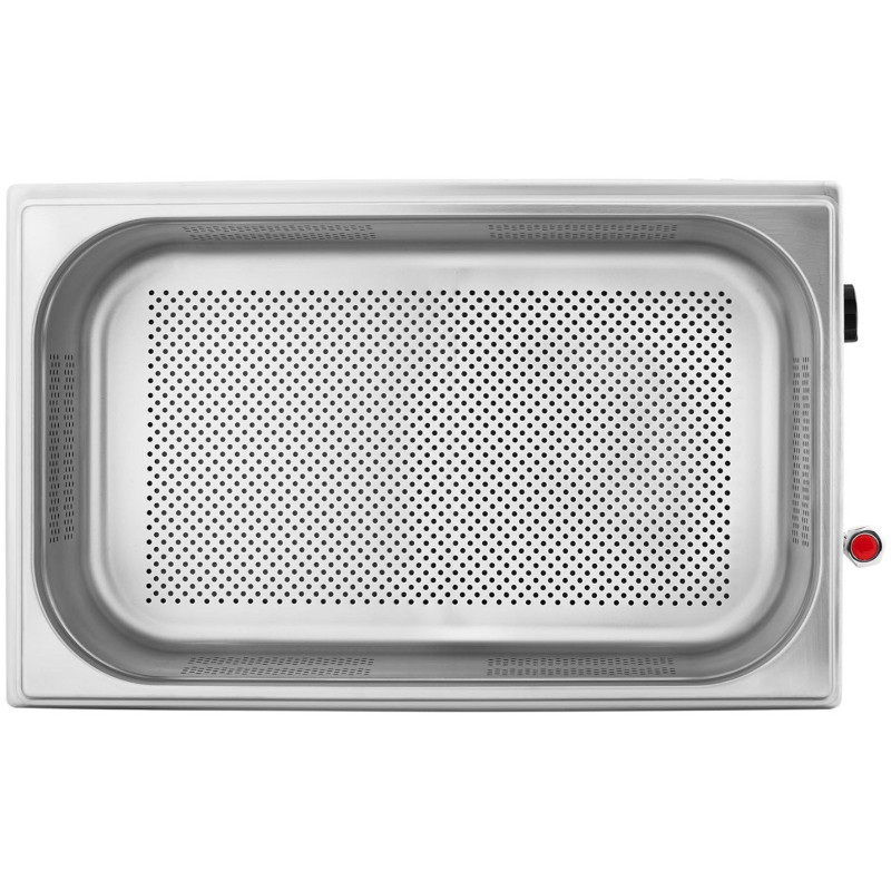 Bain marie elektrinis šildytuvas su čiaupu GN 1/1 640 W