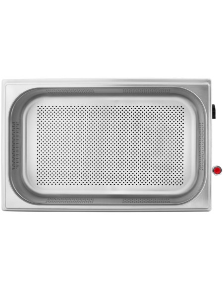 Bain marie elektrinis šildytuvas su čiaupu GN 1/1 640 W