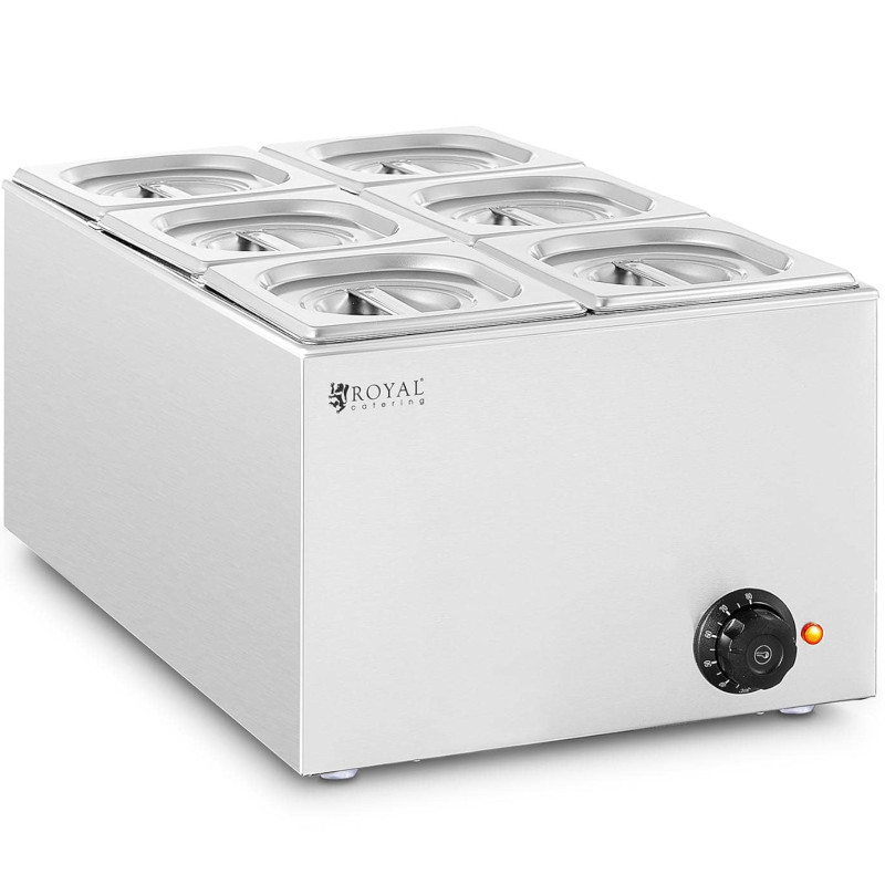 Bain marie elektrinis šildytuvas 6 x GN 1/6 640 W