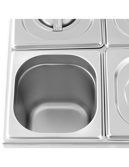 Bain marie elektrinis šildytuvas 6 x GN 1/6 640 W