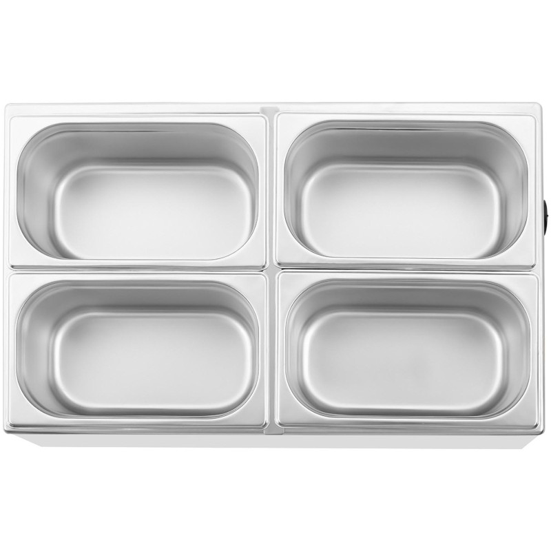 Bain marie elektrinis šildytuvas 4 x GN 1/4 640 W