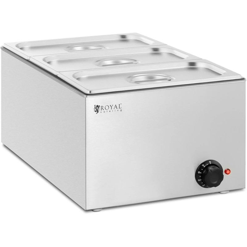 Bain marie elektrinis šildytuvas 3 x GN 1/3 640 W