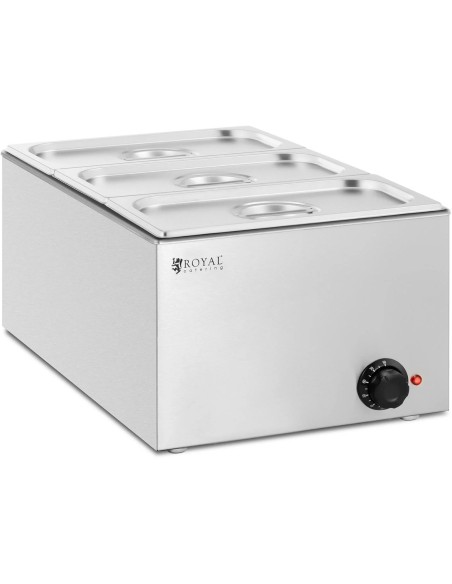 Bain marie elektrinis šildytuvas 3 x GN 1/3 640 W Bain marie elektrinis šildytuvas 3 x GN 1/3 640 W