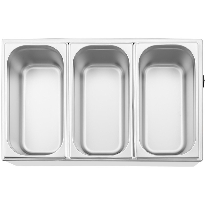 Bain marie elektrinis šildytuvas 3 x GN 1/3 640 W