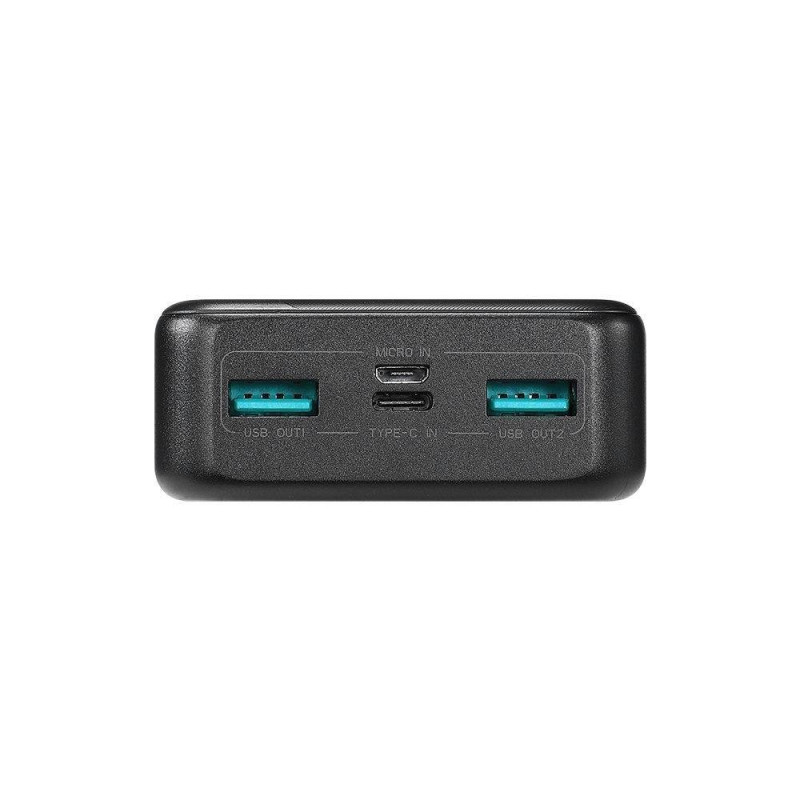 Powerbank 20000mAh Dazzling Series 12W juoda