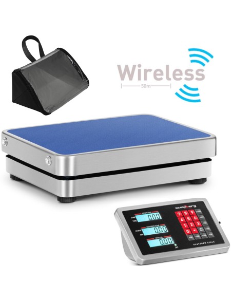 WiFi bevielės platforminės svarstyklės 60 kg / 0,01 g WiFi bevielės platforminės svarstyklės 60 kg / 0,01 g