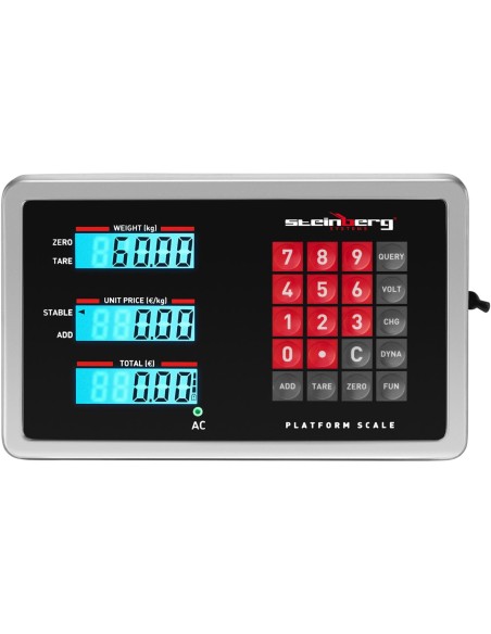 WiFi bevielės platforminės svarstyklės 60 kg / 0,01 g WiFi bevielės platforminės svarstyklės 60 kg / 0,01 g
