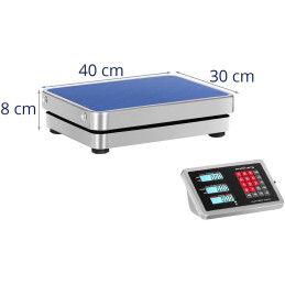 WiFi bevielės platforminės svarstyklės 60 kg / 0,01 g