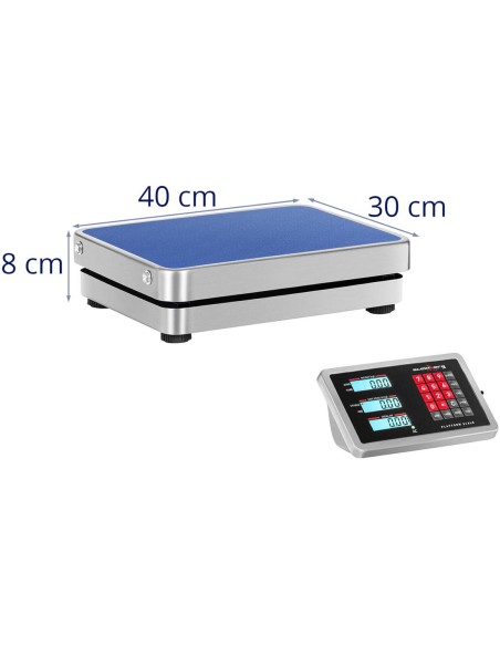 WiFi bevielės platforminės svarstyklės 60 kg / 0,01 g WiFi bevielės platforminės svarstyklės 60 kg / 0,01 g