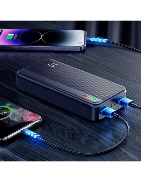 Powerbank 20000mAh Dazzling Series 12W juoda Powerbank 20000mAh Dazzling Series 12W juoda