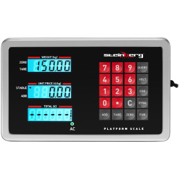 WiFi bevielės platforminės svarstyklės 150 kg / 0,01 g