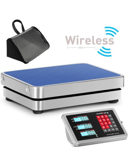 WiFi bevielės platforminės svarstyklės 100 kg / 0,01 g WiFi bevielės platforminės svarstyklės 100 kg / 0,01 g